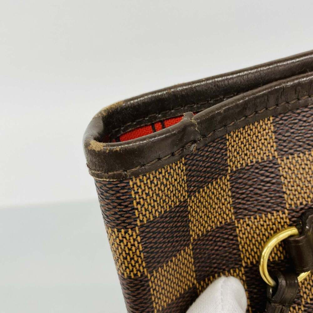 LOUIS VUITTON Brown Damier Neverfull MM Tote Bag - Picture 6 of 10